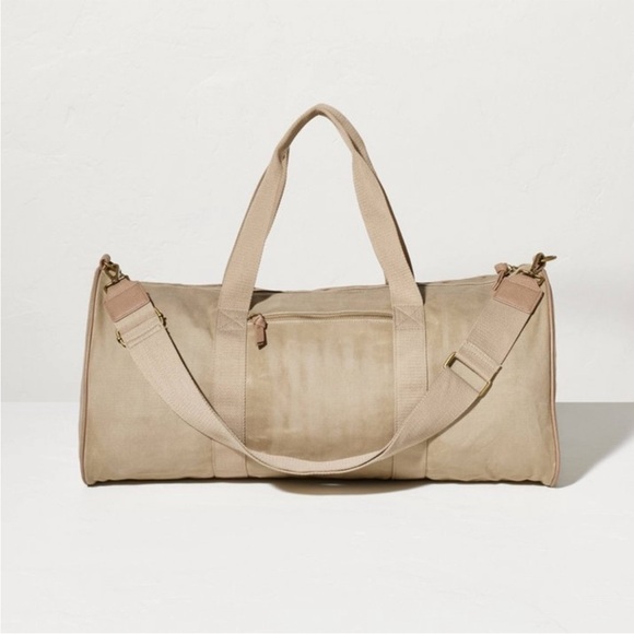 Canvas Travel Duffel Bag Khaki - Hearth
& Hand™ with Magnolia - Picture 1 of 8
